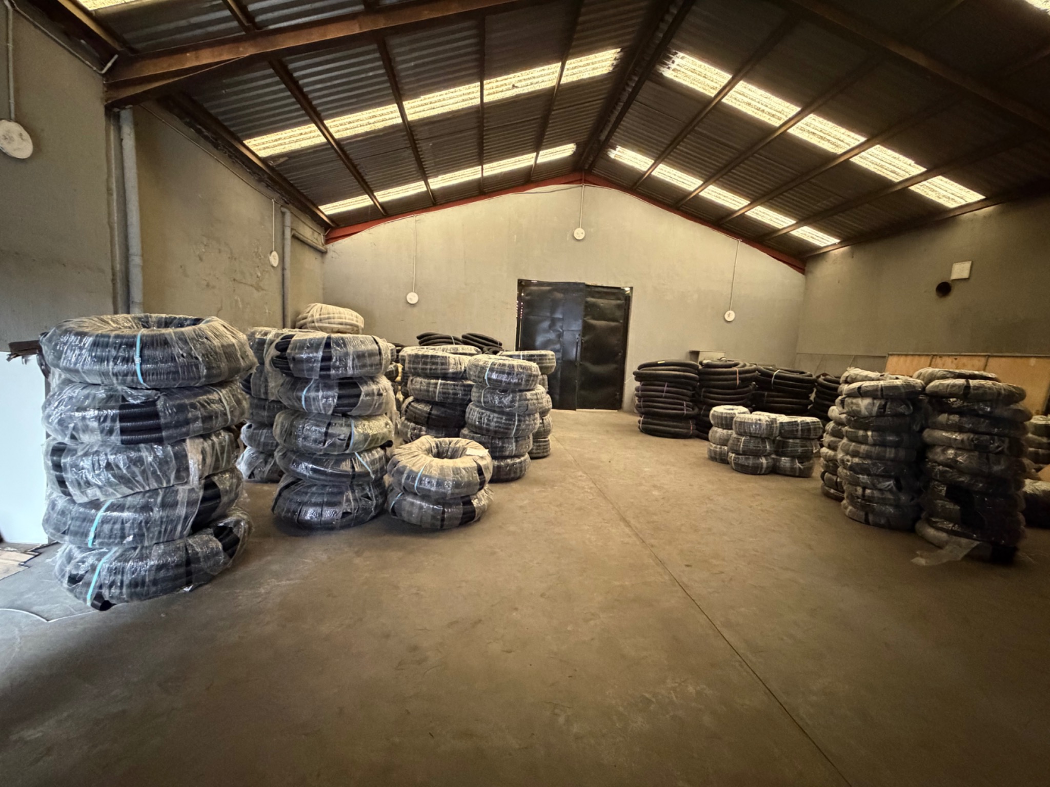 Corrugated pipes supplied for the Niger Republic project, photograph 4